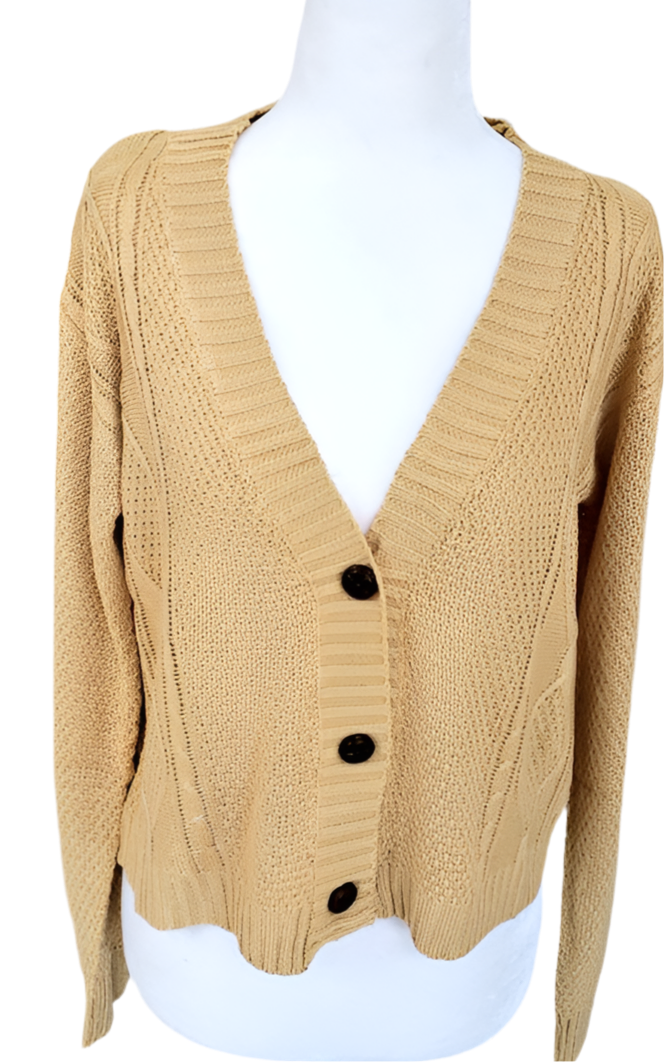 Cable-Knit Cardigan