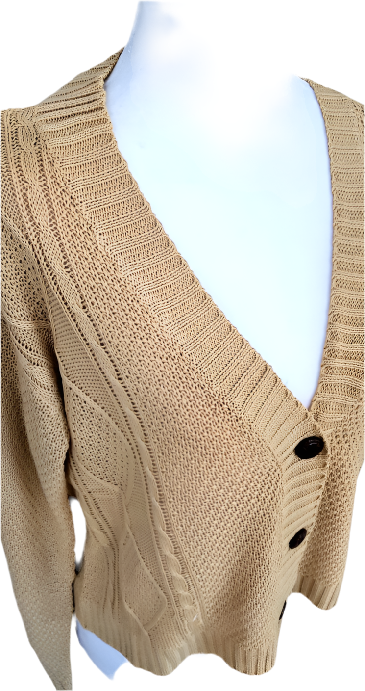 Cable-Knit Cardigan