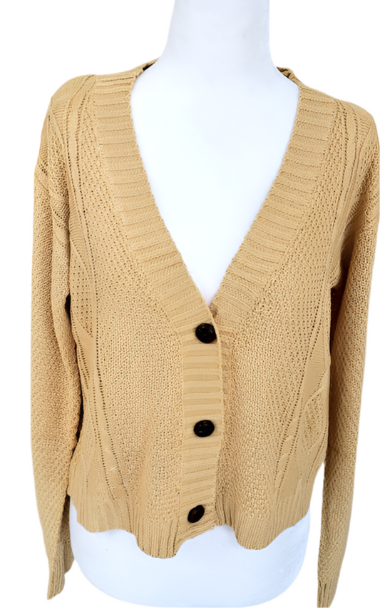 Cable-Knit Cardigan