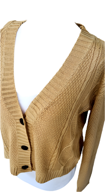 Cable-Knit Cardigan
